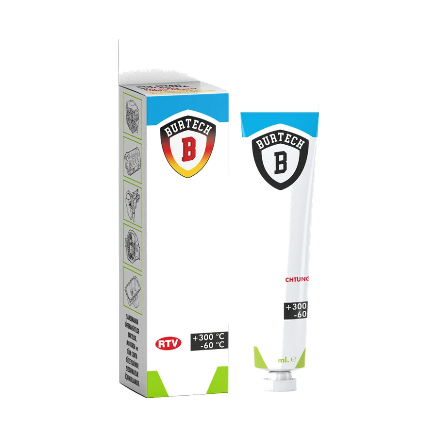 BURTECH GER.5040 Otomatik RTV Siyah Sıvı Conta