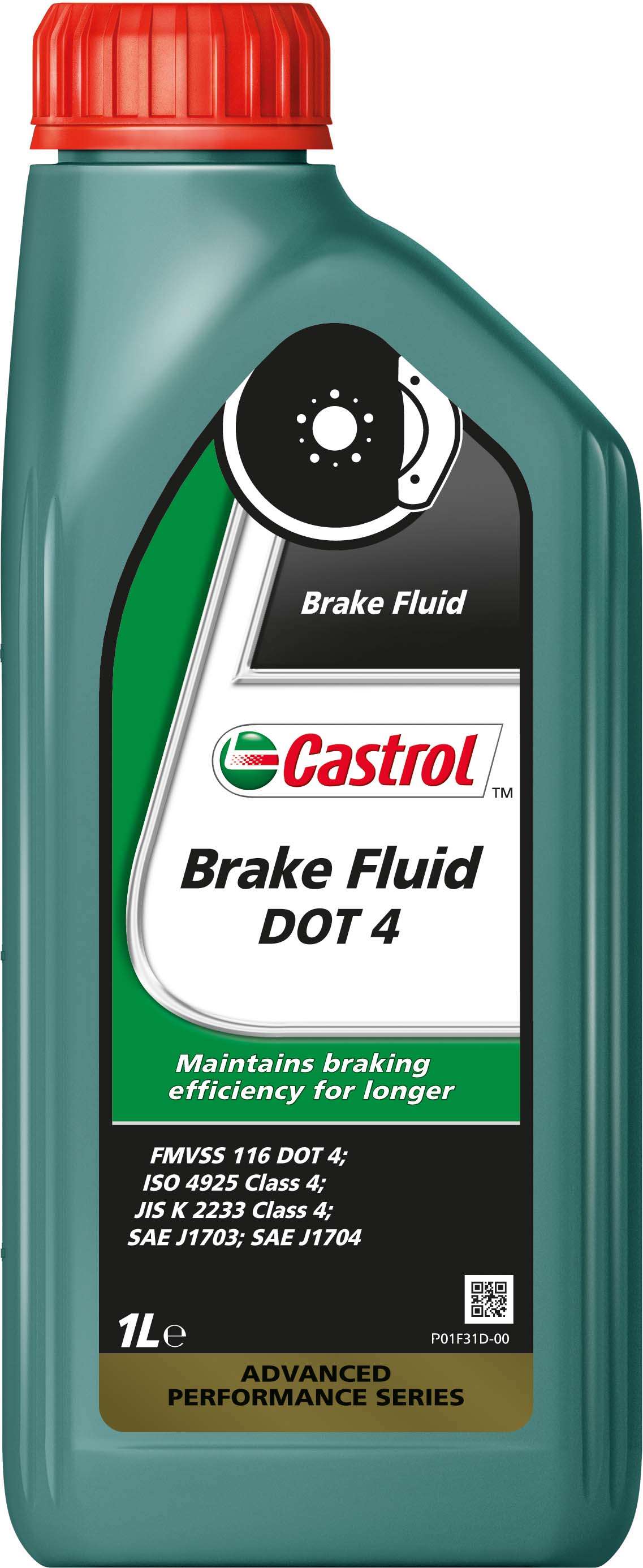 Castrol Brake Fluid DOT 4 (C), 24X.5L ürün ambalajı