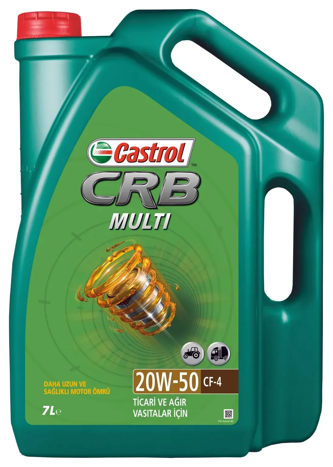 Castrol CRB Multi 20W-50 CF-4, 3X7L ürün ambalajı