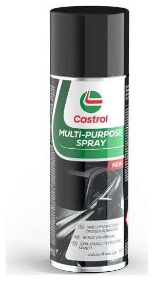 Castrol Multipurpose Spray, 12X.4L ürün ambalajı