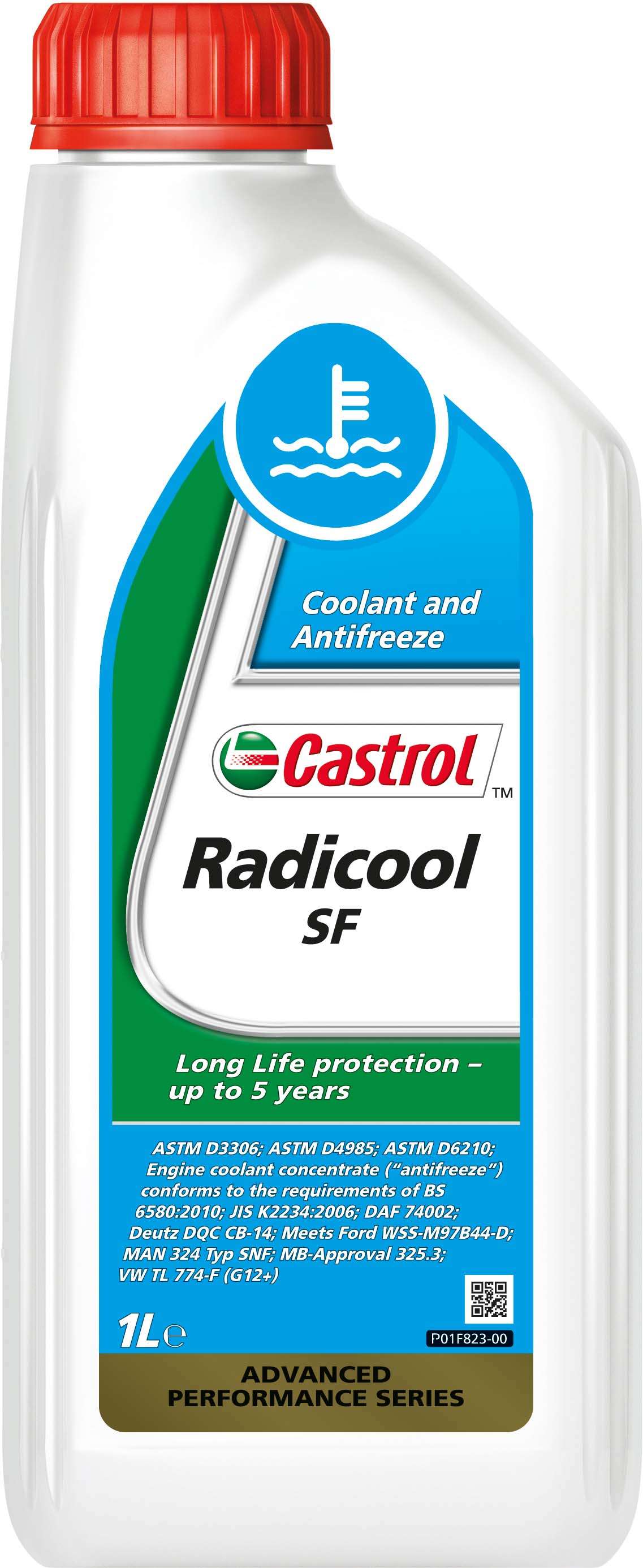 Castrol Radicool SF, 12X1L ürün ambalajı