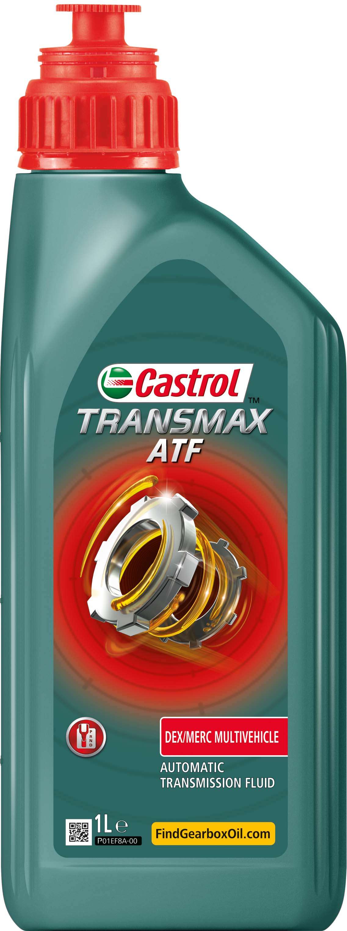 Castrol Transmax ATF Dex/Merc MV, 12X1L ürün ambalajı