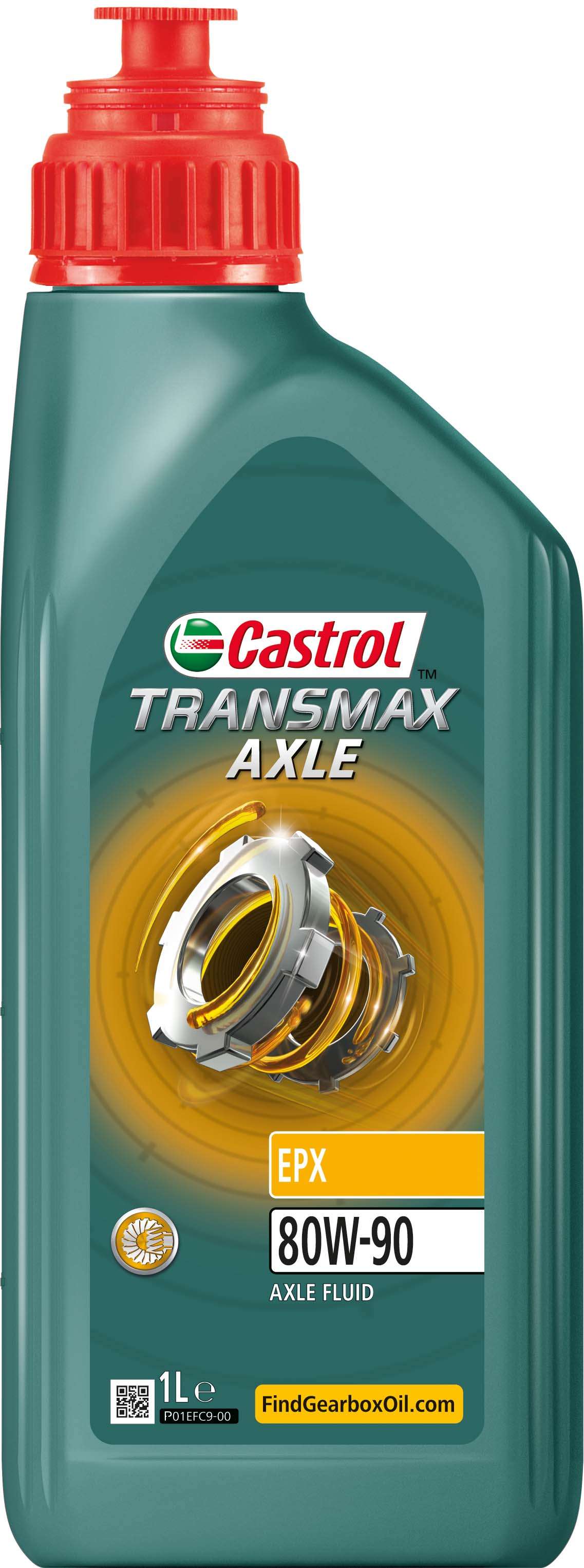 Castrol Transmax Axle EPX 80W-90, 12X1L ürün ambalajı