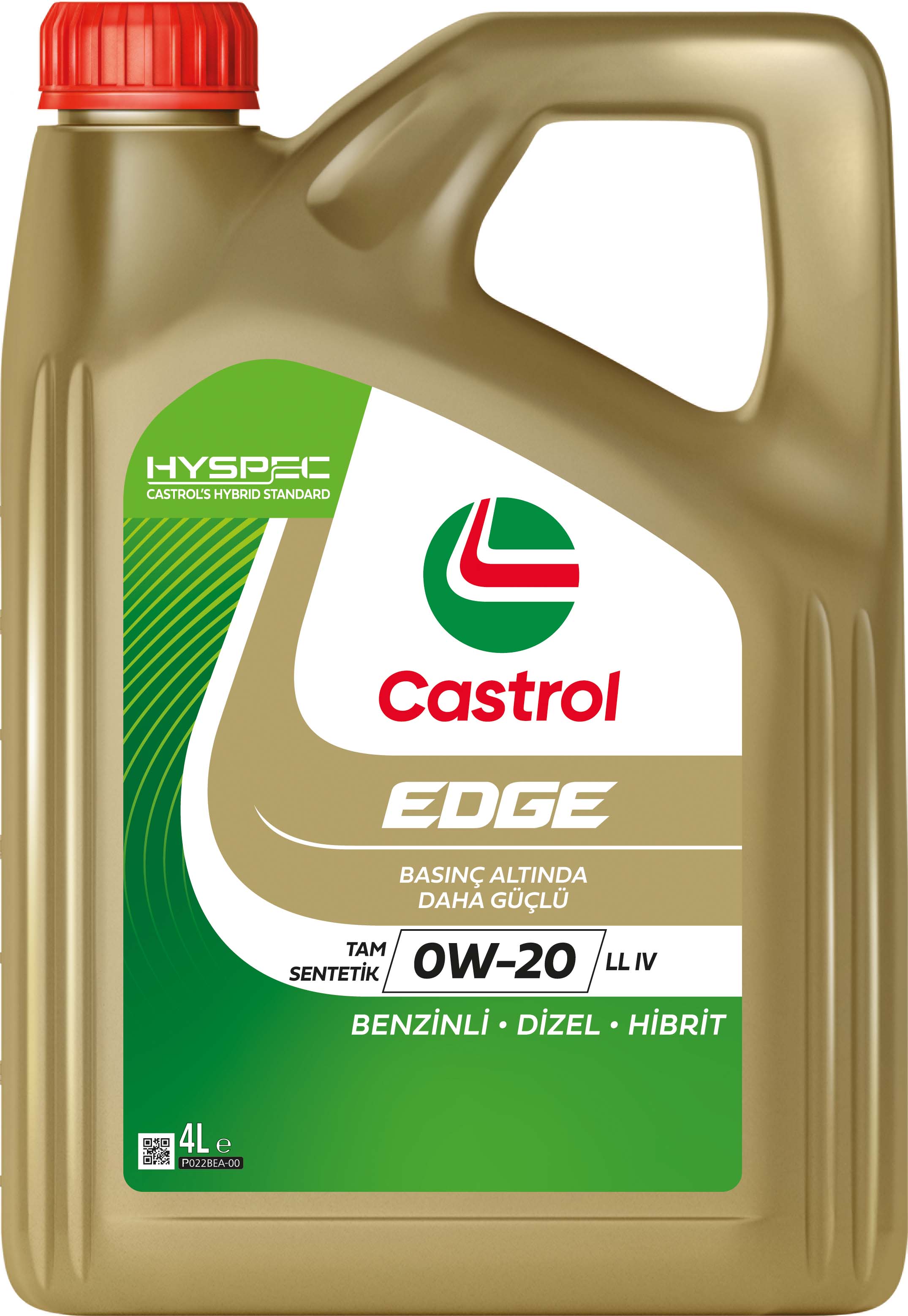 Castrol EDGE 0W-20 LL IV, 4X4L ürün ambalajı
