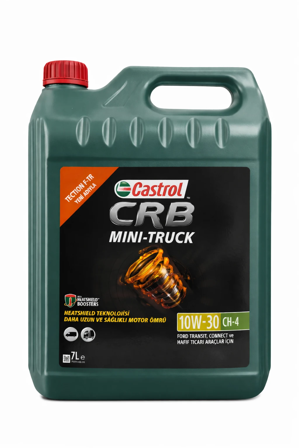 Castrol CRB Mini Truck 10W30 CH-4, 3X7L ürün ambalajı