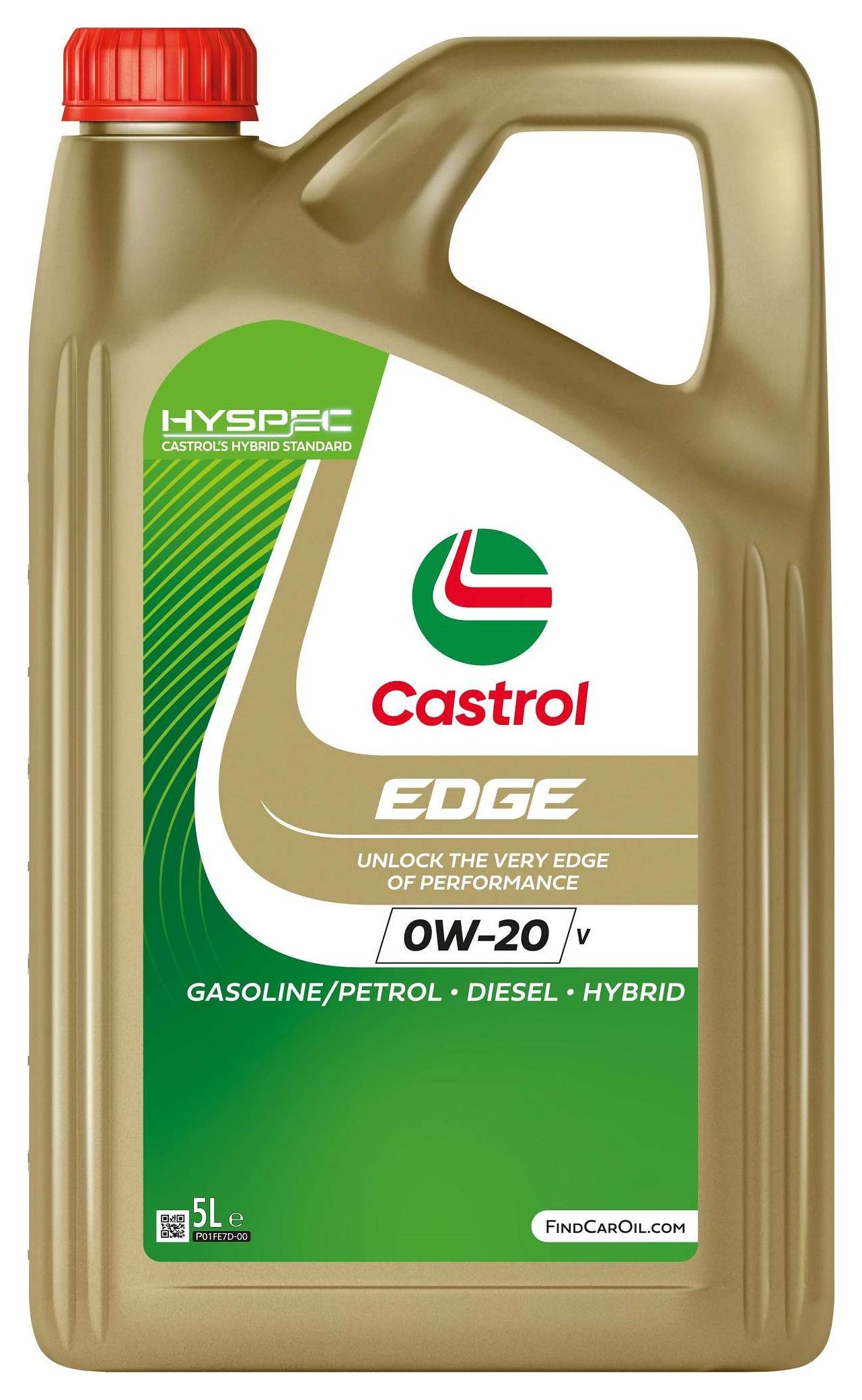 Castrol EDGE 0W-20 V, 4X5L ürün ambalajı