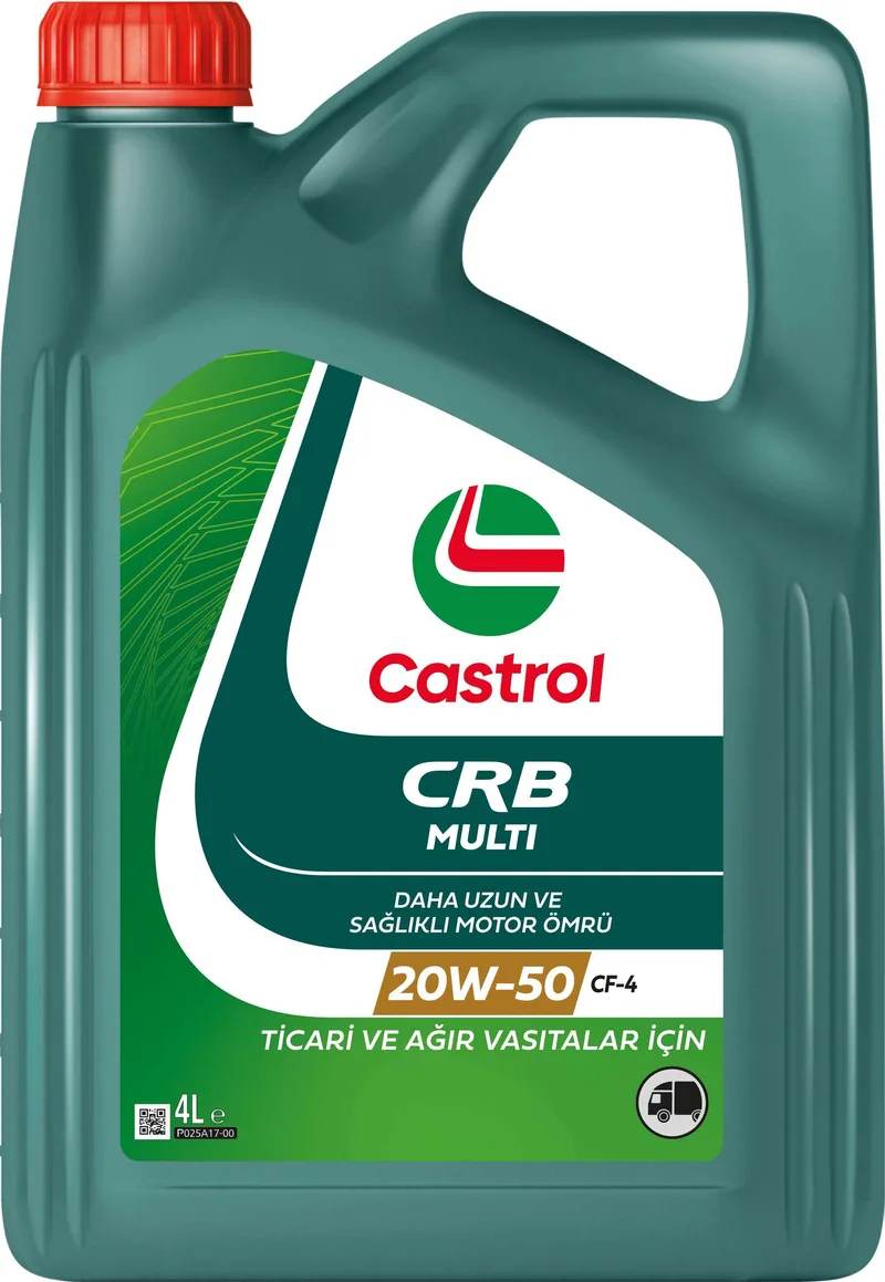 Castrol CRB Multi 20W-50 CF-4, 4X4L ürün ambalajı