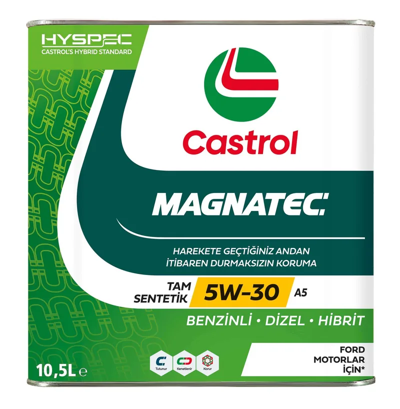 Castrol Magnatec 5W-30 A5, 10.5L ürün ambalajı