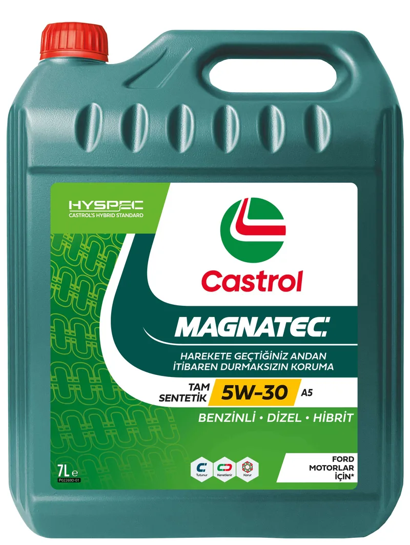 Castrol Magnatec 5W-30 A5, 3X7L ürün ambalajı
