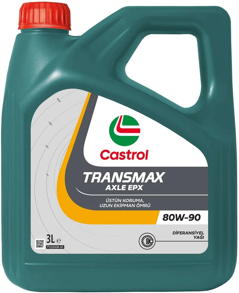 Castrol Transmax Axle EPX 80W-90, 4X3L ürün ambalajı